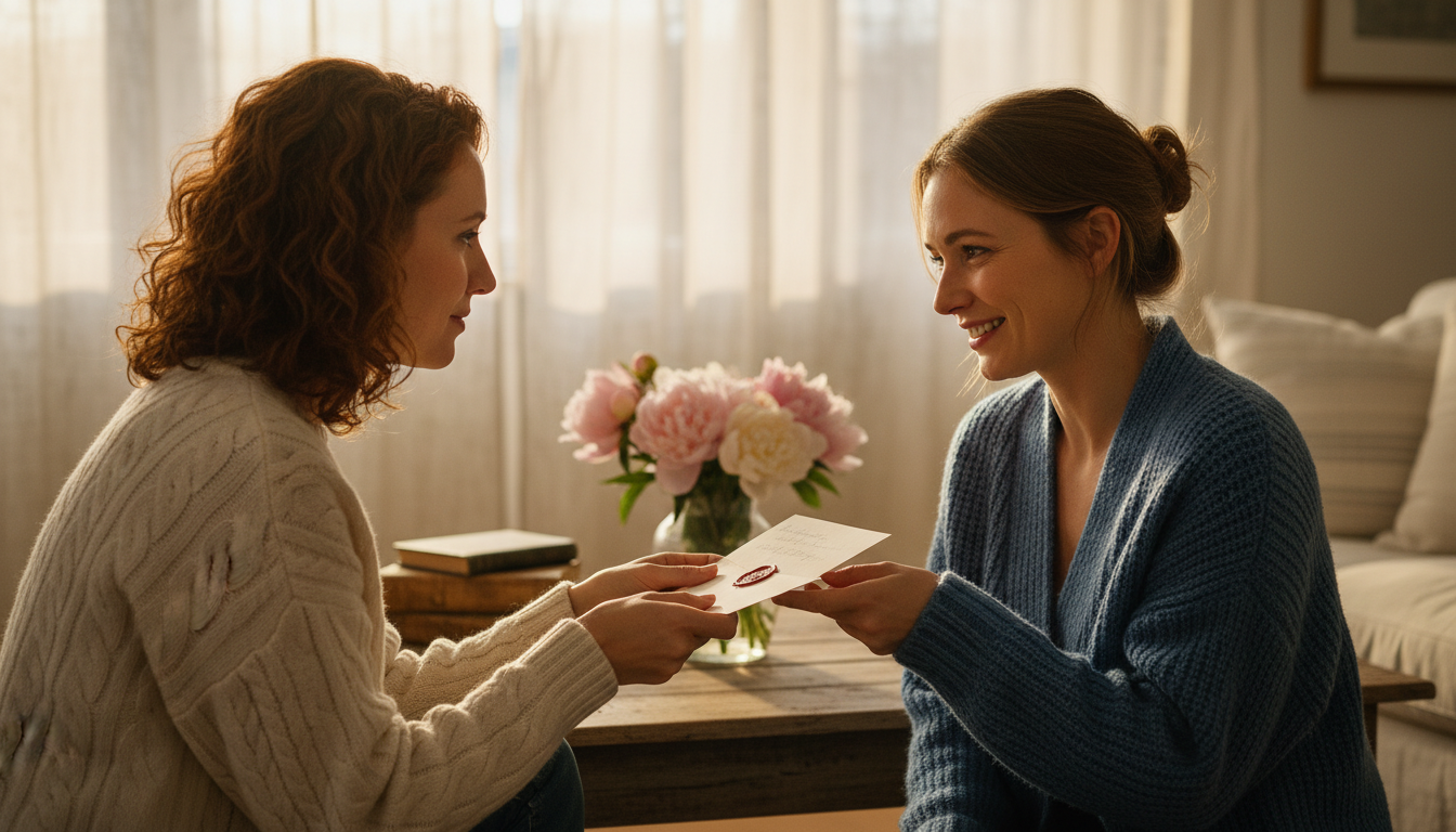 Serce na dłoni – wyjątkowe życzenia, które rozgrzeją jej serce